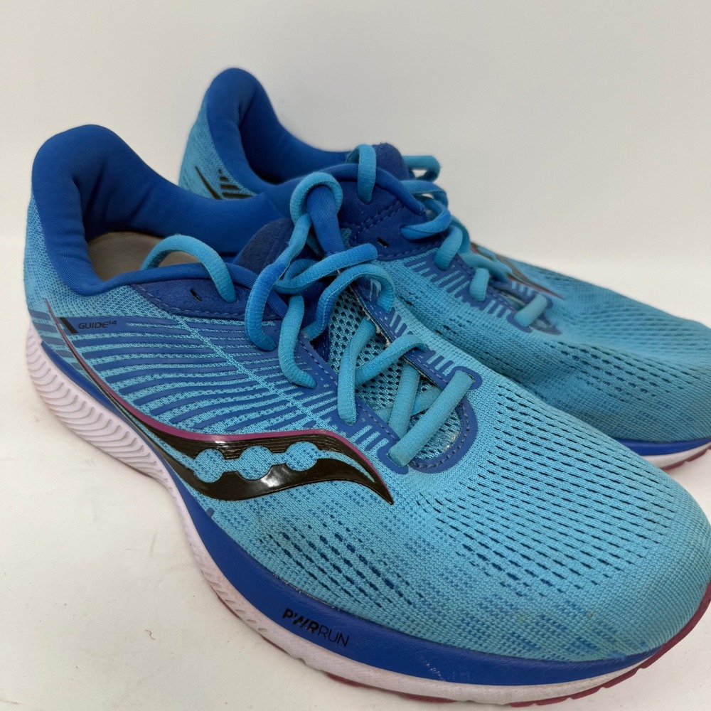 Saucony Guide 14 Womens Running Shoes Blue Purple S10654-30 Size 9